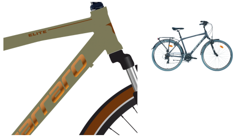 CARRARO ELITE 704 520H 21-V VB MAT METALIK AÇIK YESIL-KAHVE-BAKIR - CARRARO