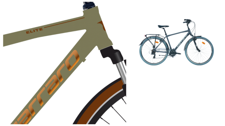 CARRARO ELITE 704 520H 21-V VB MAT METALIK AÇIK YESIL-KAHVE-BAKIR - 1