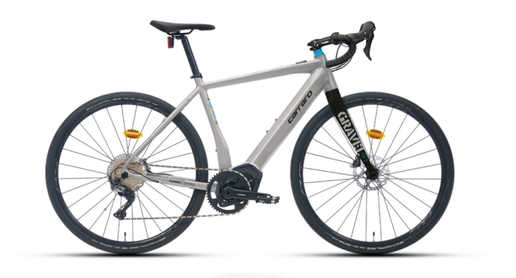 CARRARO GRAVEL GE 5.0 550H 11-V E5000 GRX810 HD MAT GÜMÜS-SIYAH-MAVI - 1