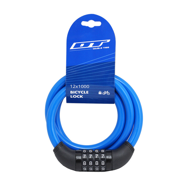 DT KİLİT - 12X1000, 4 ŞİFRELİ, MAVİ - 1