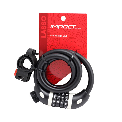 KİLİT - LASSO, 12x1000, ŞİFRELİ, BRAKETLİ, GRİ - İMPACT