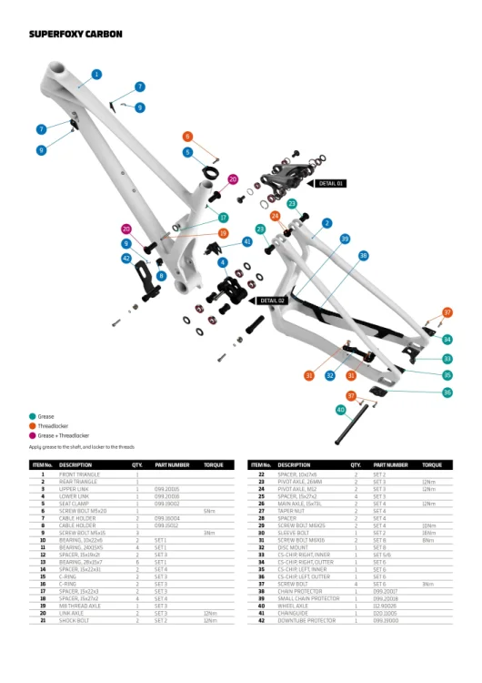 MONDRAKER SUPERFOXY CARBON R - DESERT GREY S - 5