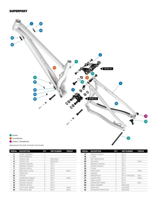MONDRAKER SUPERFOXY R - FLAME RED S - 4