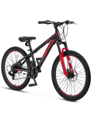 ÜMİT MOTION 24 JANT 21 VİTES SİYAH - KIRMIZI - 2