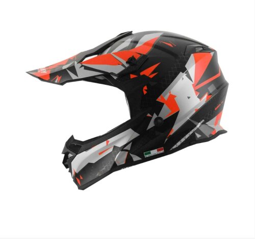 SWAY FS-617 CROSS KASK 59-60 CM CHAOS RED-GREY - SWAY
