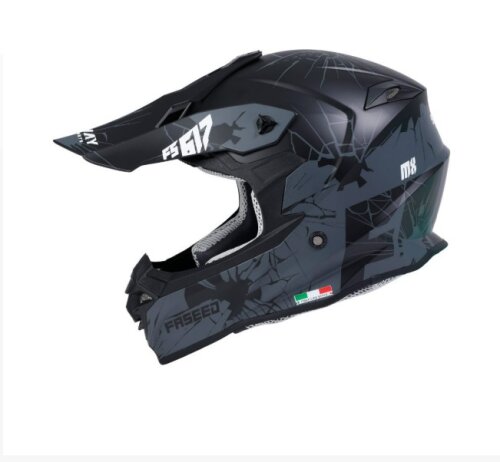 SWAY FS-617 CROSS KASK 59-60 CM CRAK BLACK-GREY - SWAY