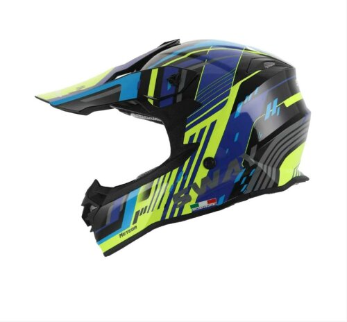 SWAY FS-617 CROSS KASK 59-60 CM METEOR YELLOW-BLUE - SWAY