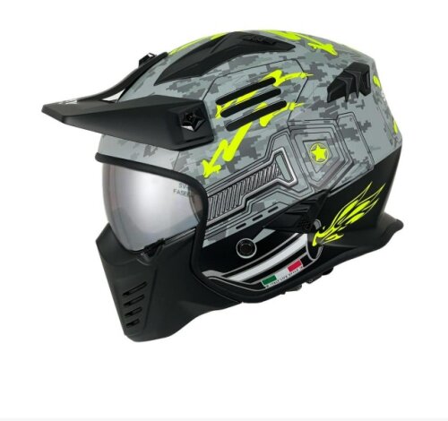 SWAY FS-X2 TROOPER GREY YELLOW M KASK - SWAY